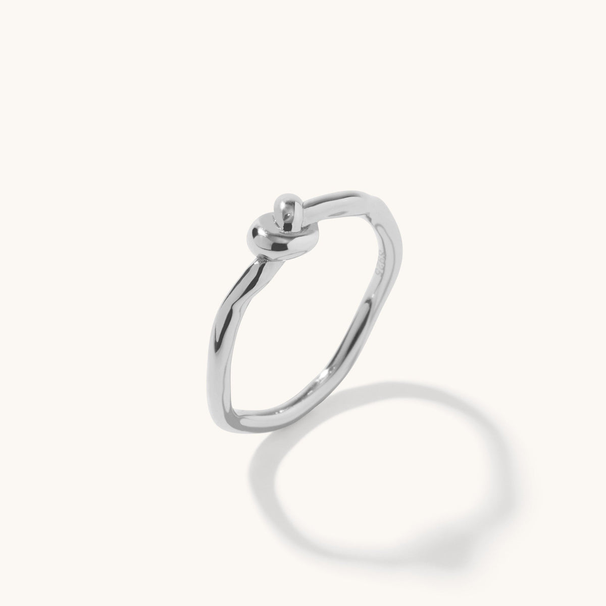 Eternity Knot Ring Silver