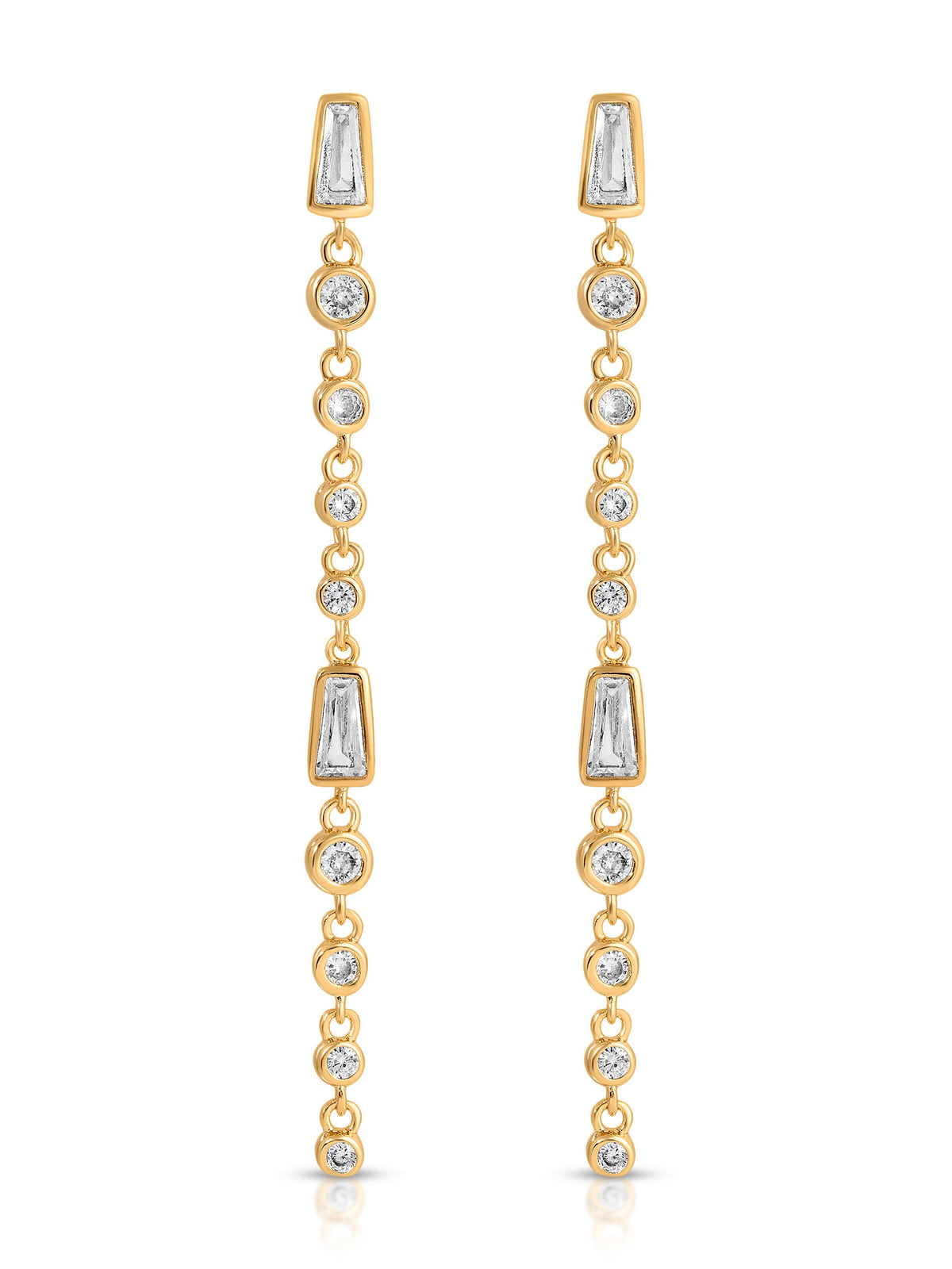 Crystal Linear Earrings