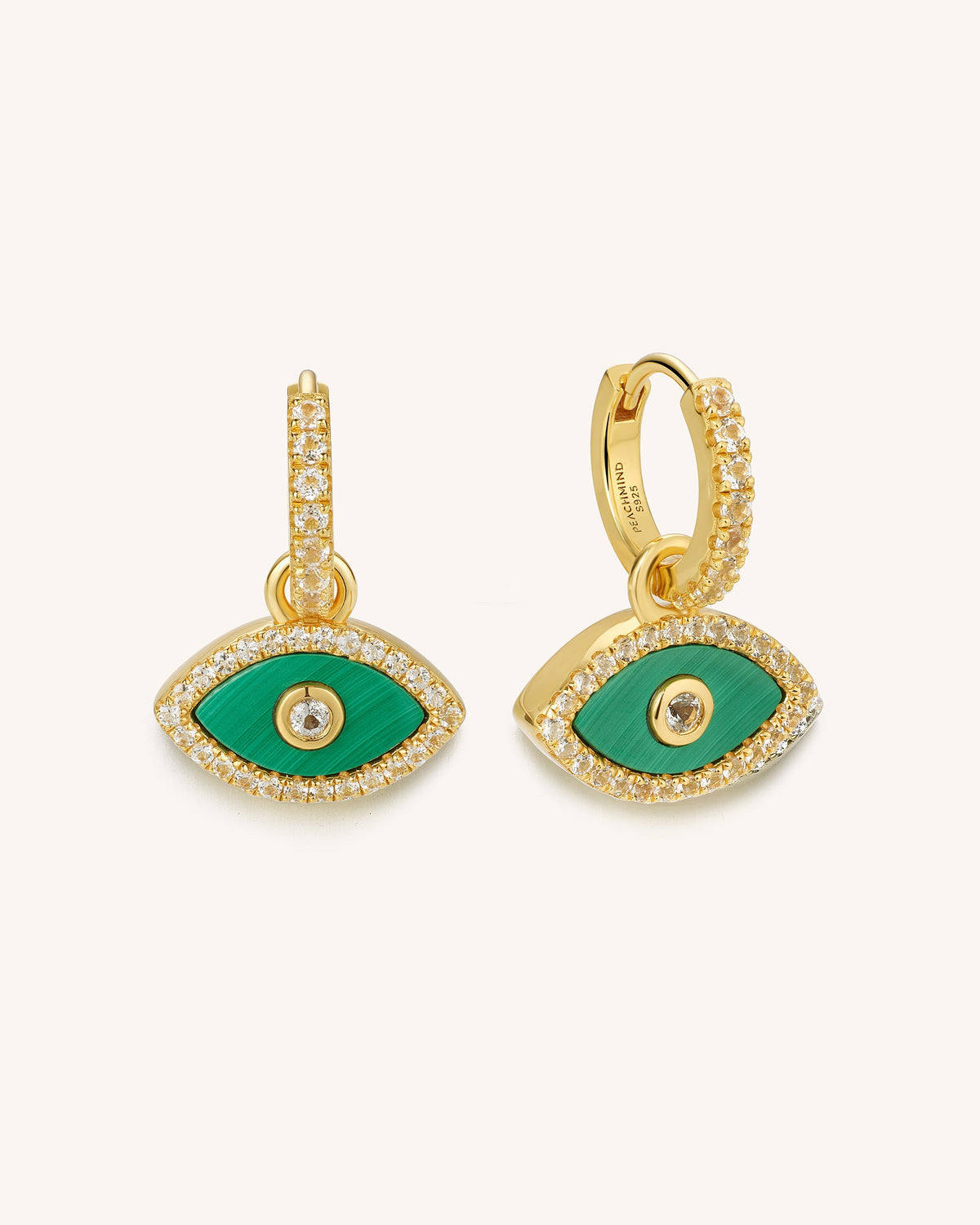 Evil Eye Hoops