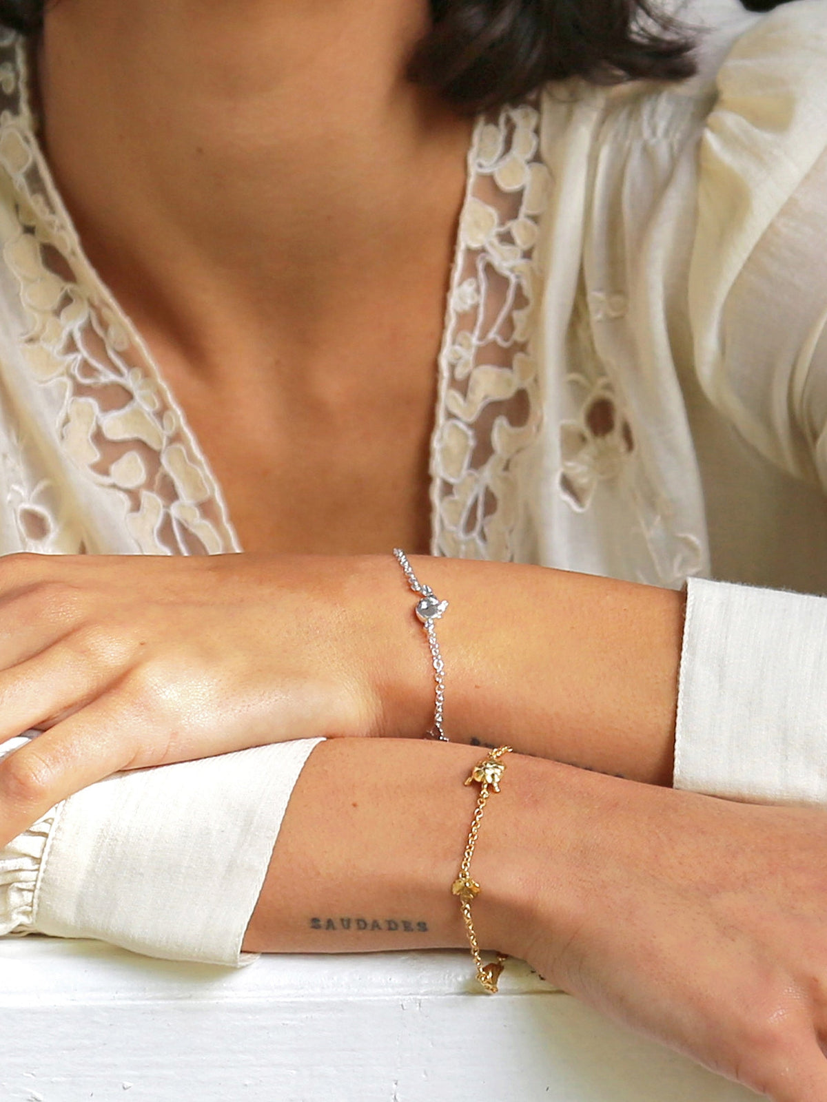 Tortoise & the Hare In-Line Bracelet