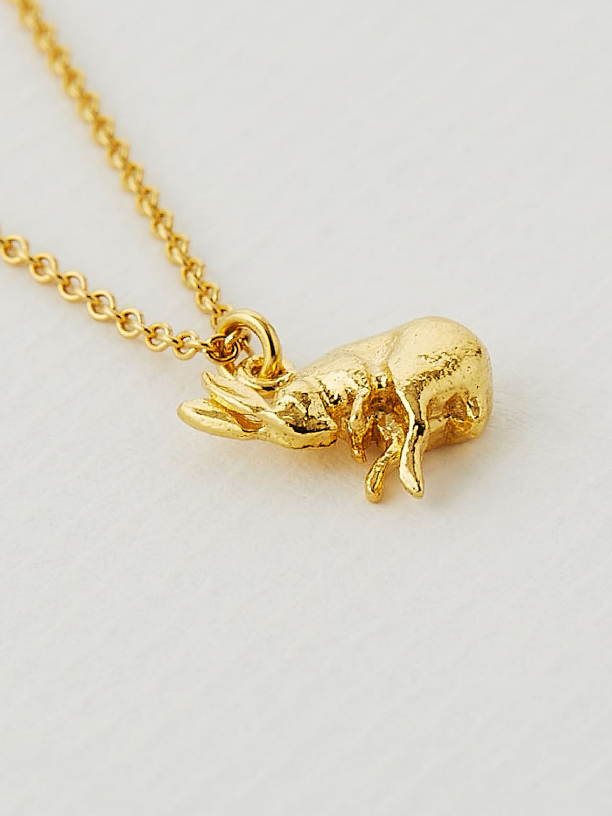 Sleeping Hare Necklace