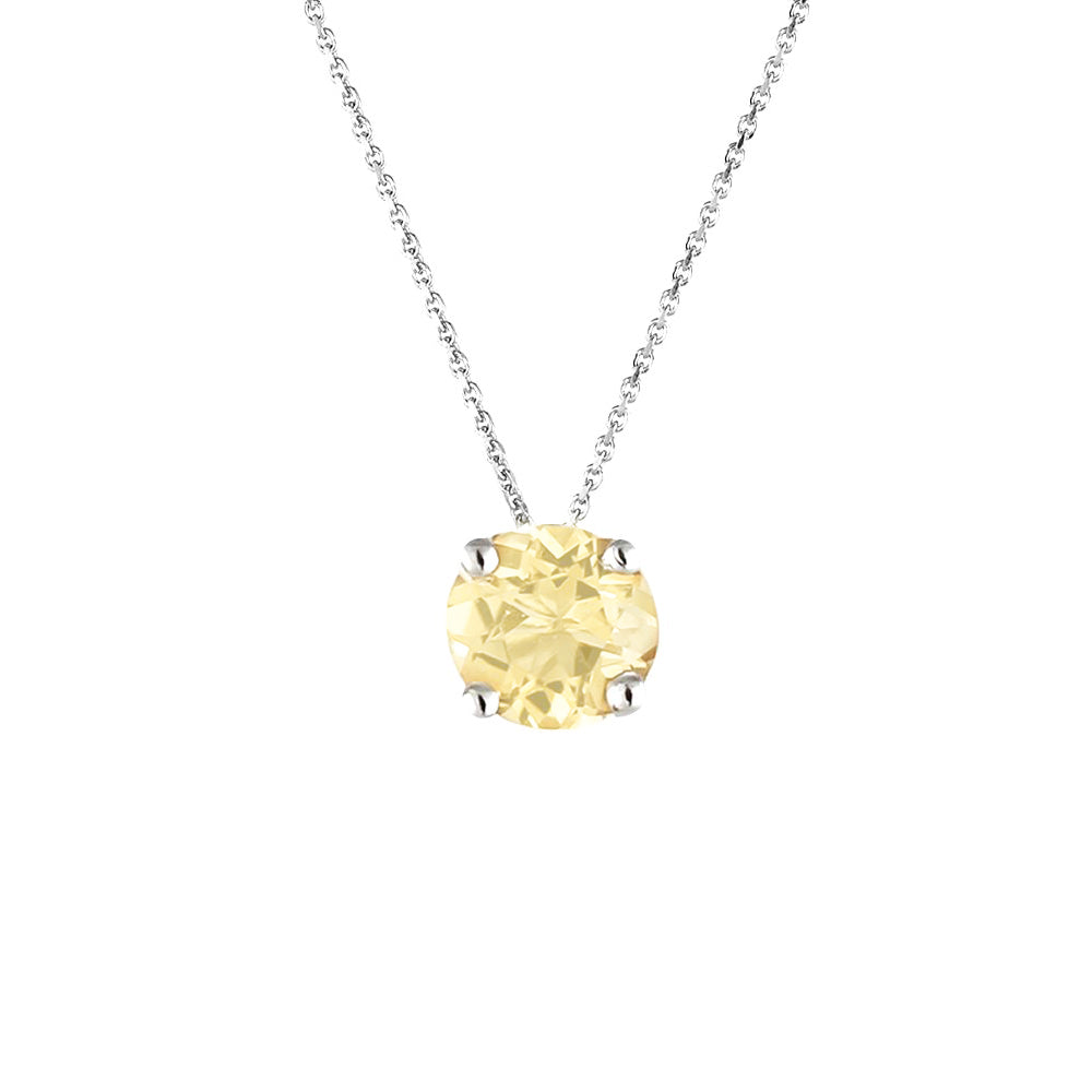 Sterling Silver Citrine Necklace