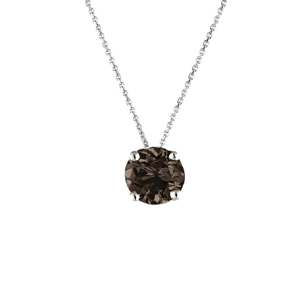 Sterling Silver Smoky Quartz Pendant