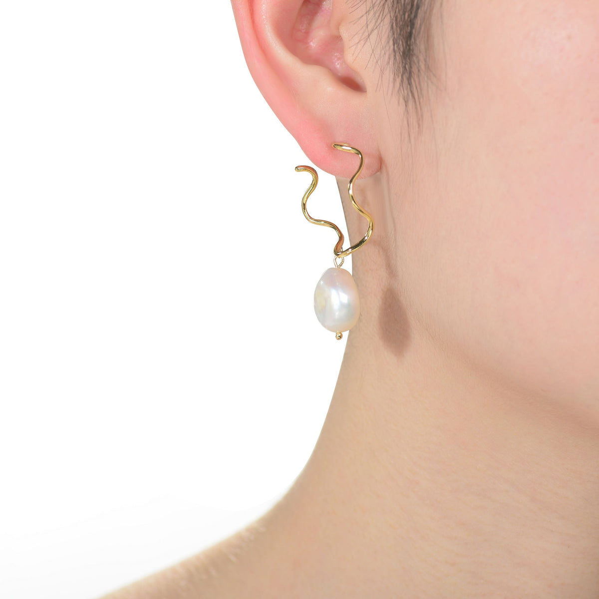 Brigitte Zigzag Drop Earrings