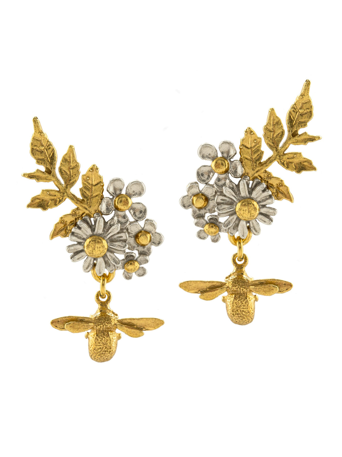 Posy Bloom Bee Earrings