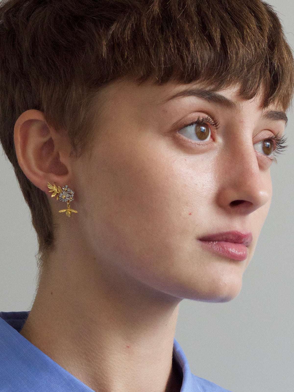 Posy Bloom Bee Earrings