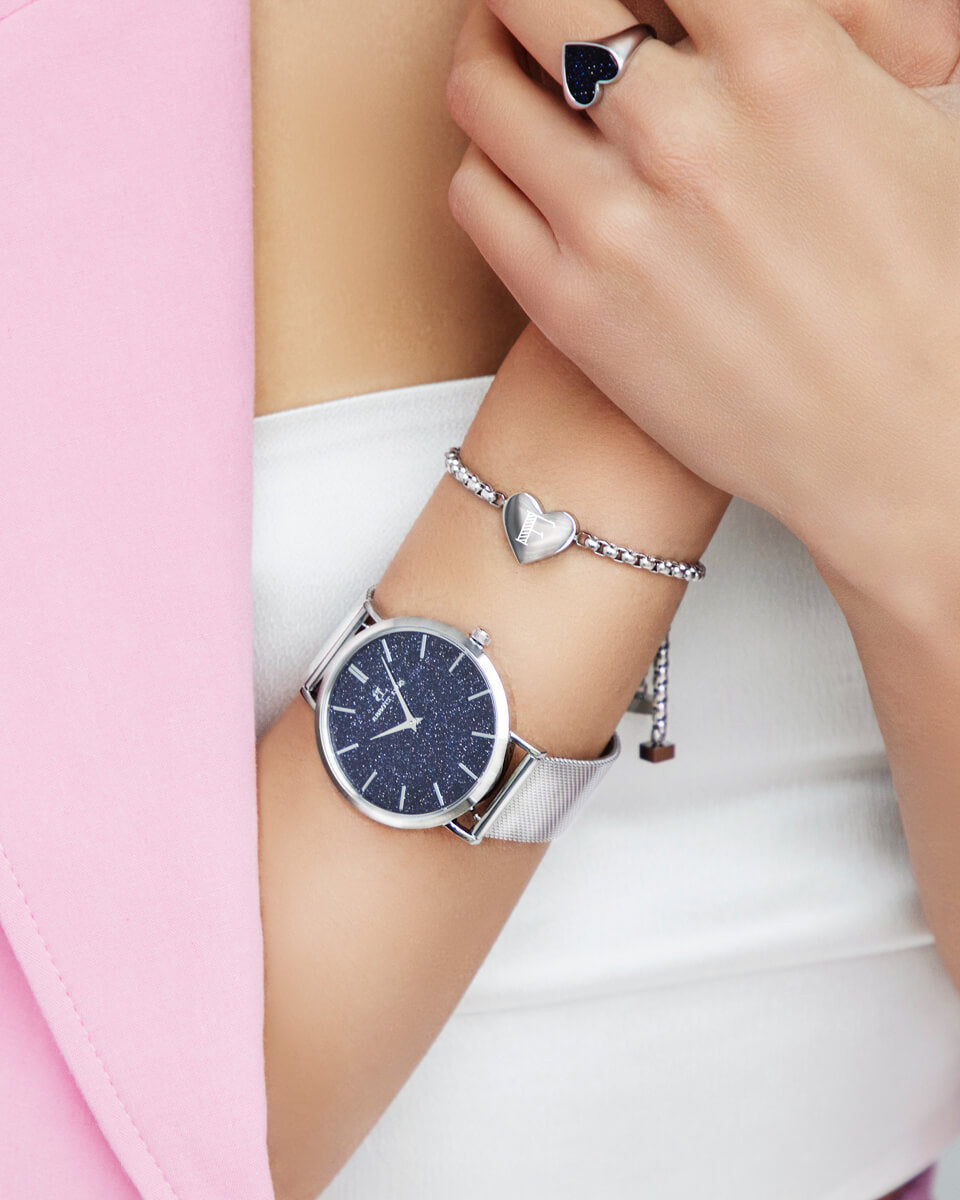 Personalize Heart Bracelet (Silver)