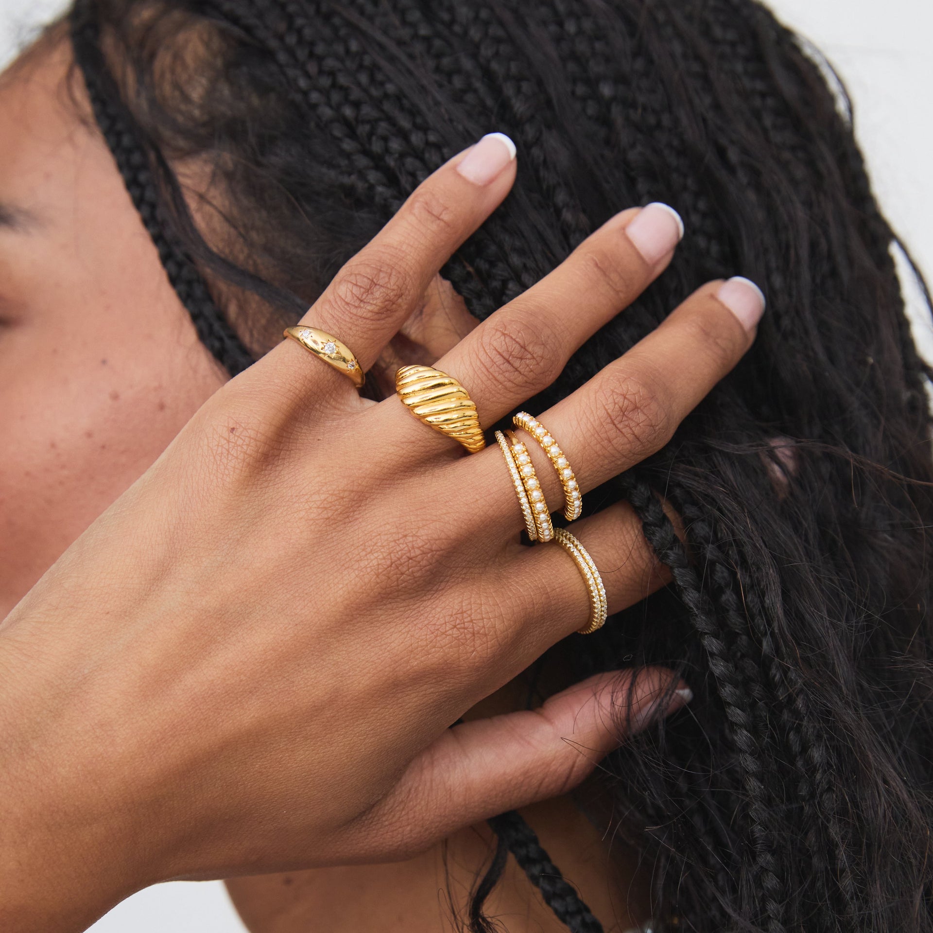 Stella Signet Ring Gold