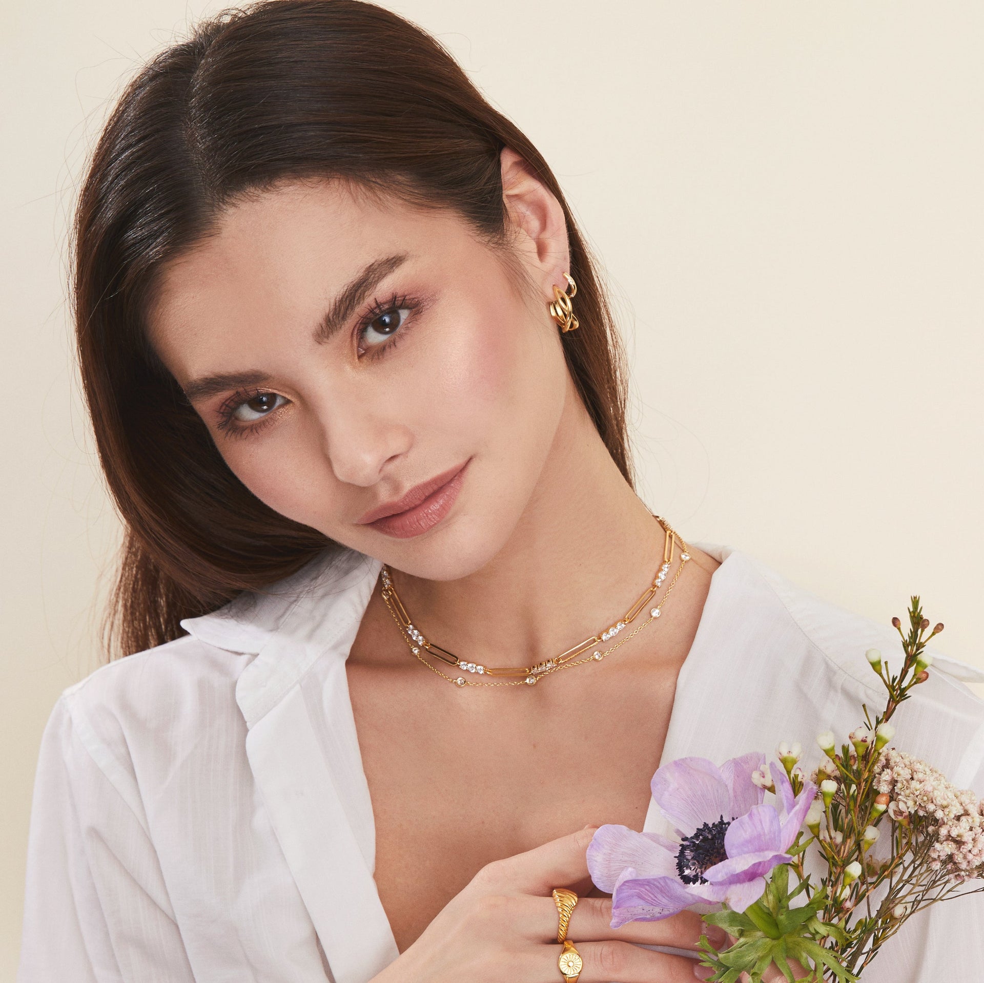 Soleil Necklace Gold