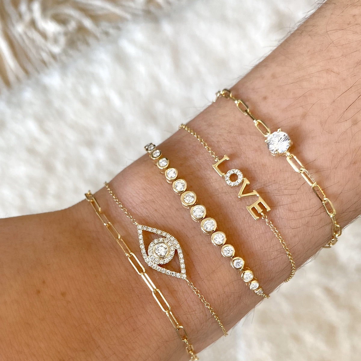 Paperclip Chain Bracelet