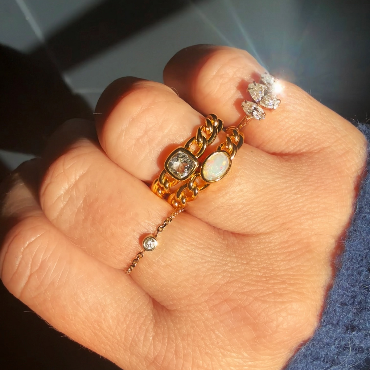 Diamond Chain Ring