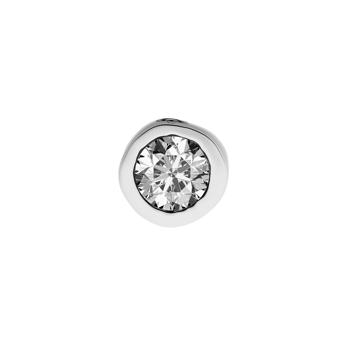 Fine Molten Birthstone Necklace (Silver)