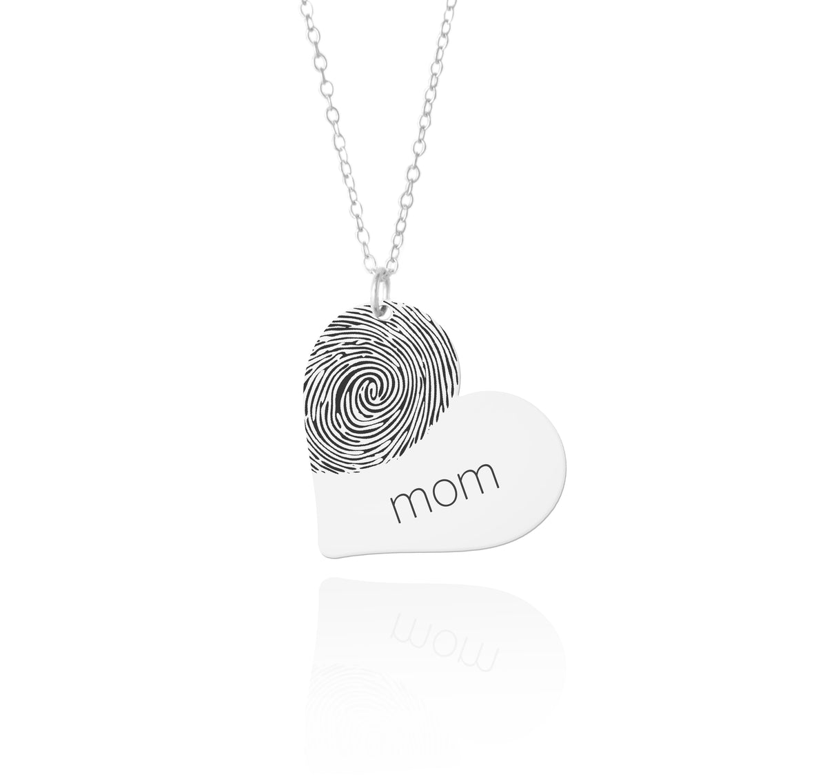 Fingerprint Heart Necklace