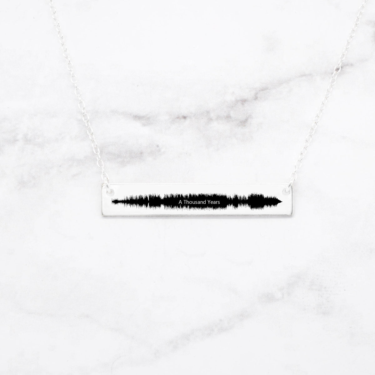 First Dance Song Soundwave Necklace