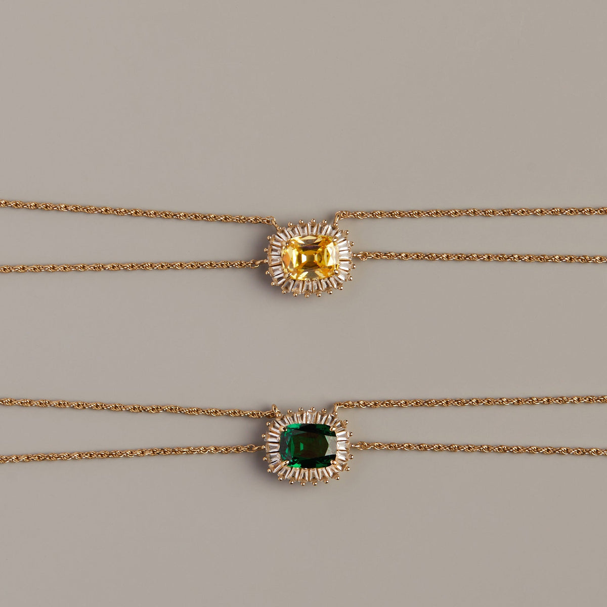 Lab Grown Yellow Canary Alexandra Necklace