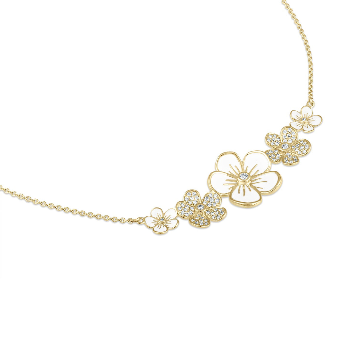 Florette Five Bloom Necklace