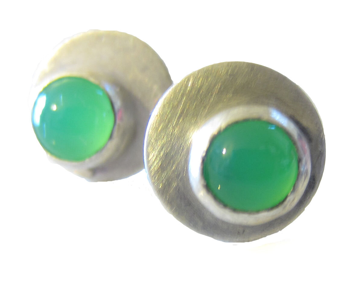 green-chrysoprase-cabochon-dotty-spot-earrings