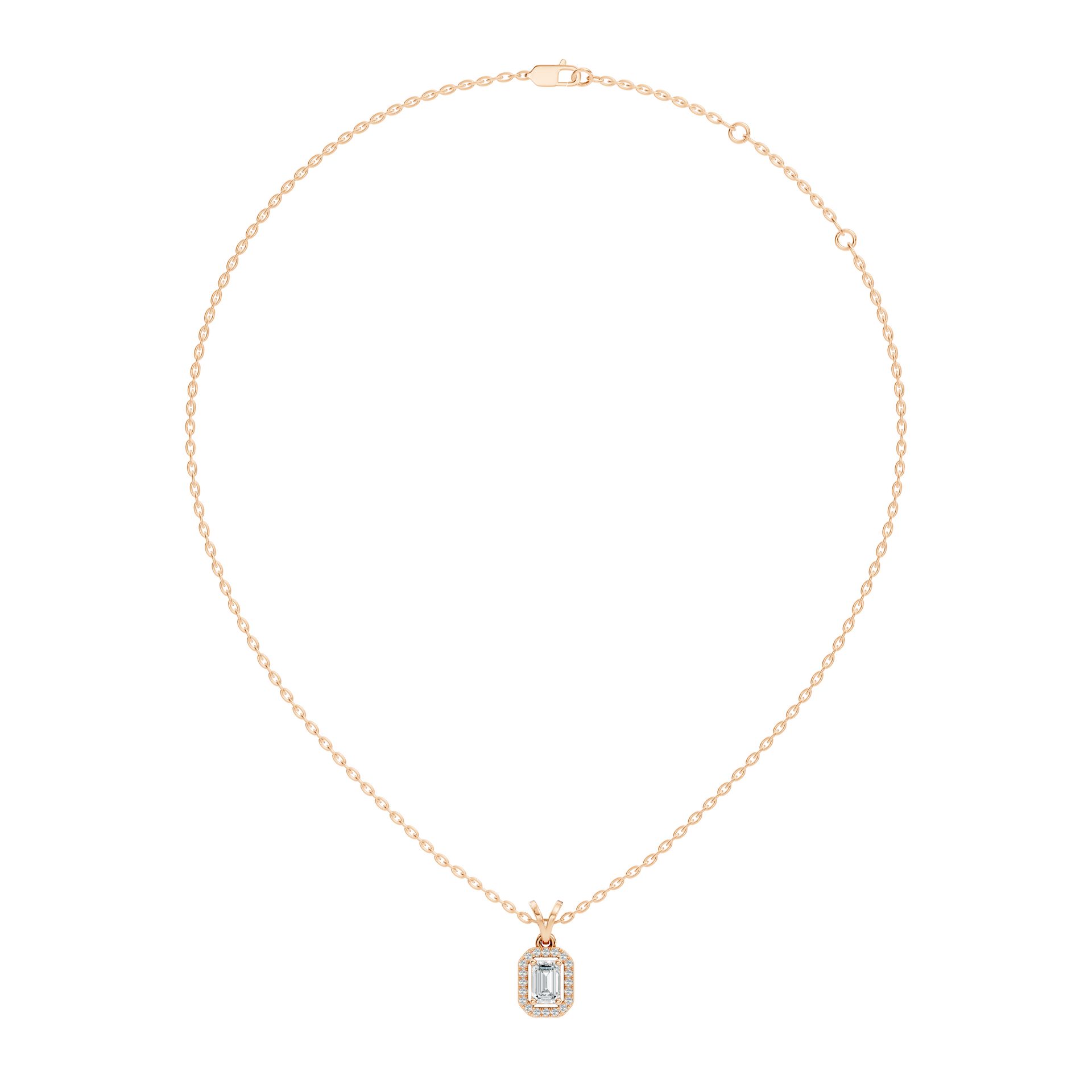 1.52Ct Pear-Cut Lab-grown Diamond Pendant in 10K White Gold
