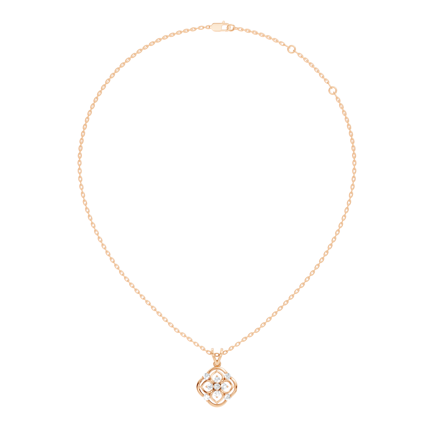 Lab-grown Diamond Pendant in 10K Yellow Gold