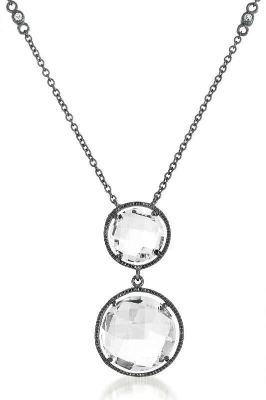 Elise Double Round Collier Necklace
