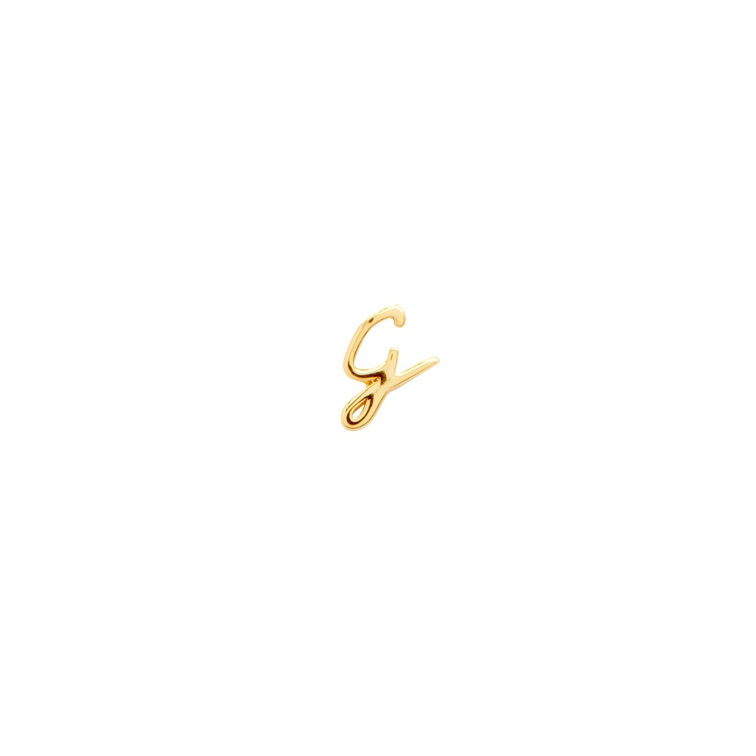 Stories Script Initial Pendant (Gold)