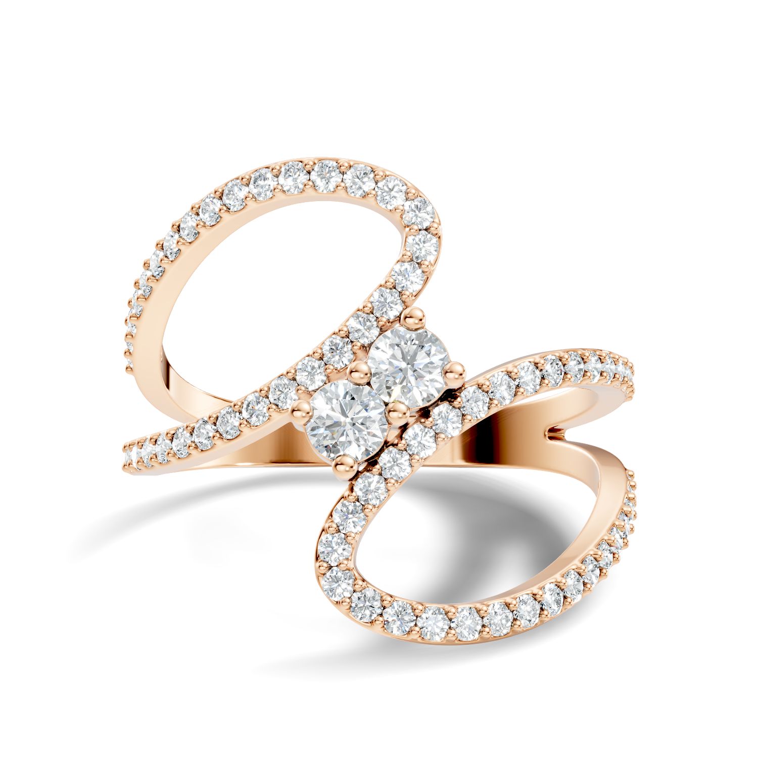 2.37Ct Pear-Cut Lab-grown Diamond Vintage Ring in 10K Yellow Gold