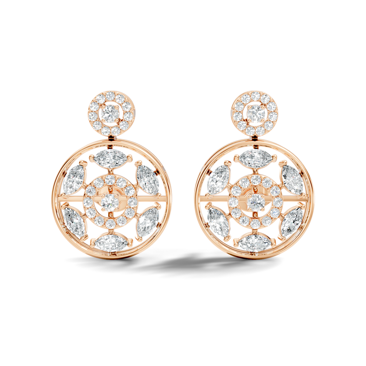 Round-Cut Lab-grown Diamond Studs in 10K White Gold