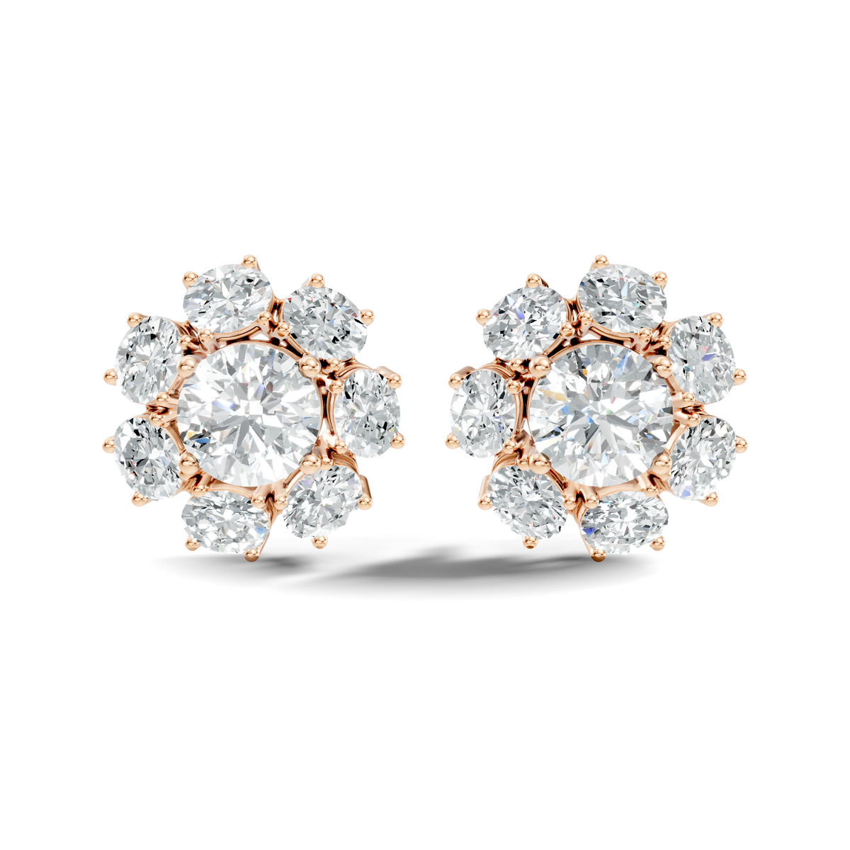 1.27Ct Pear-Cut Lab-grown Diamond Stud Studs in 10K White Gold