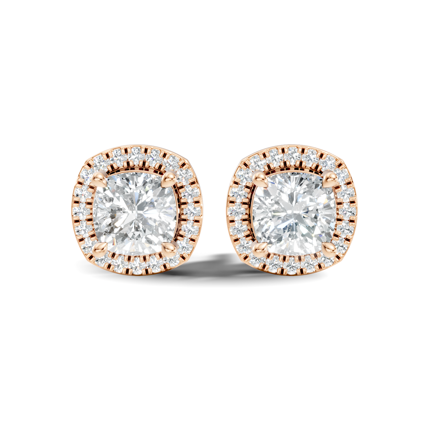 4.51Ct Oval-Cut Lab-grown Diamond Earrings in 10K White Gold