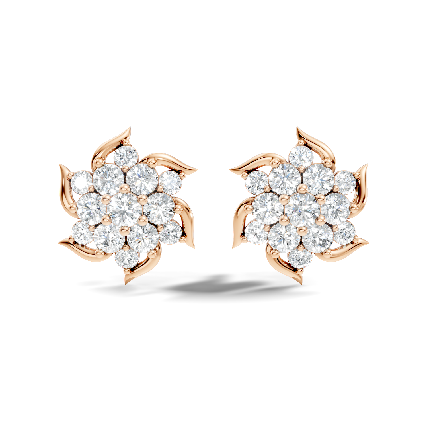 4.51Ct Oval-Cut Lab-grown Diamond Earrings in 10K Yellow Gold
