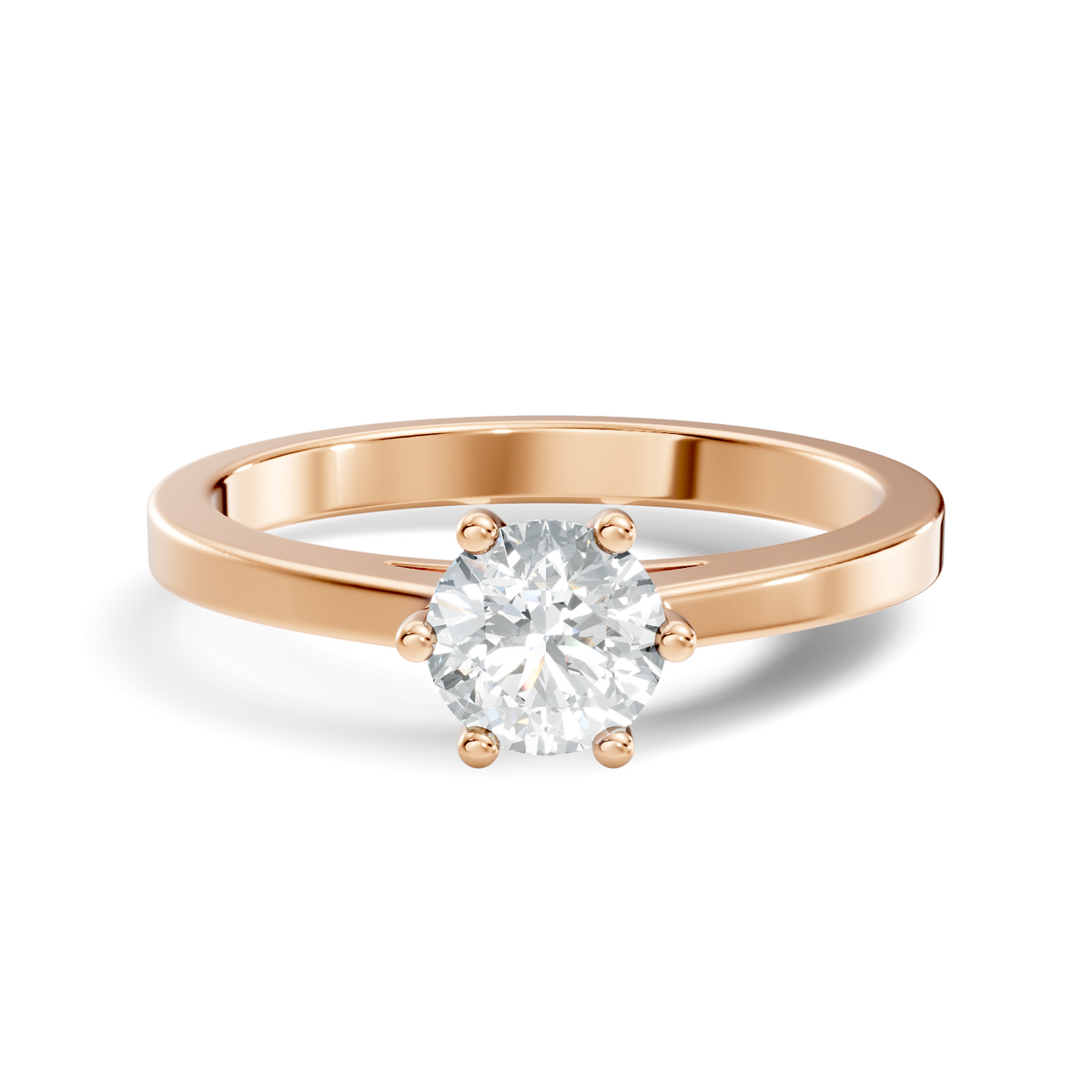 Marquise-Cut Lab-grown Diamond Antique Ring in 10K Yellow Gold