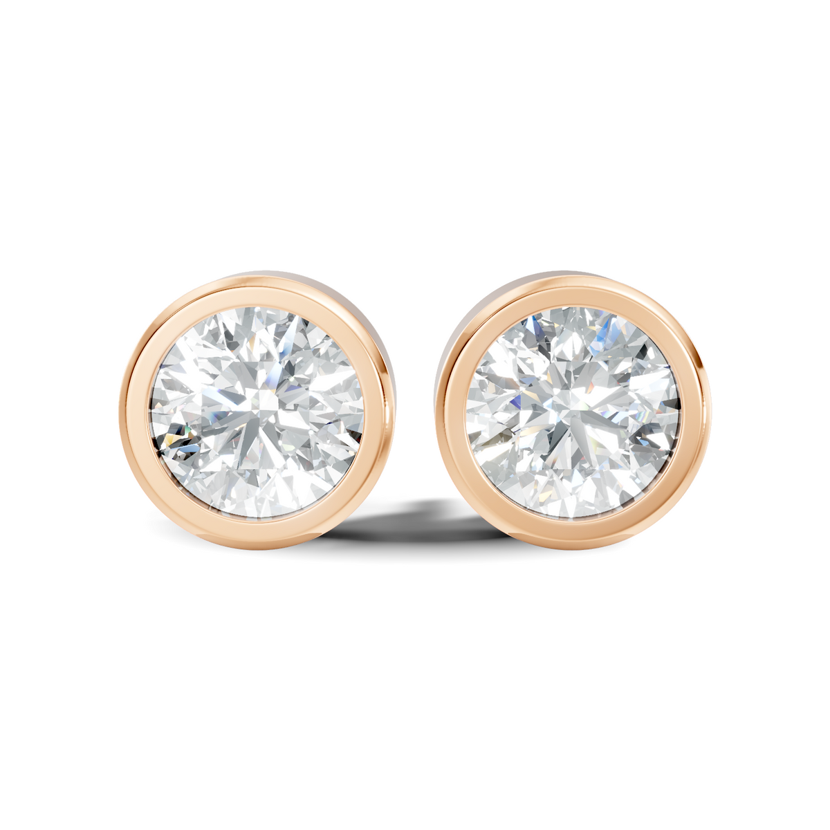 Pear-Cut Lab-grown Diamond Earrings in 10K White Gold