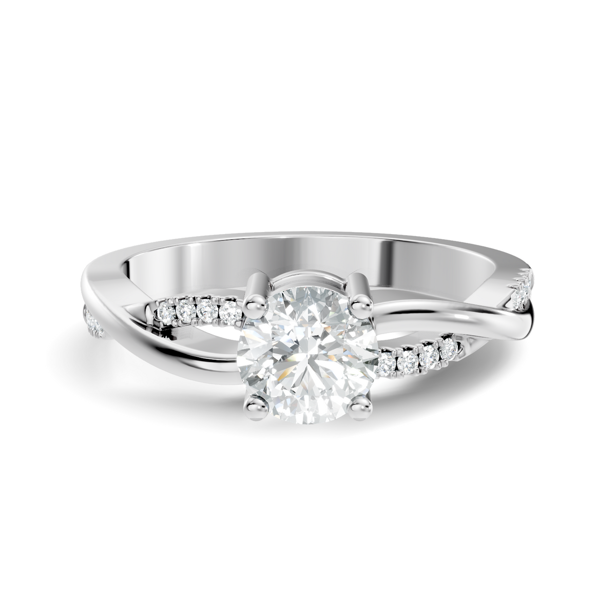 1.40Ct Oval-Cut Lab-grown Diamond Vintage Ring in 10K Rose Gold