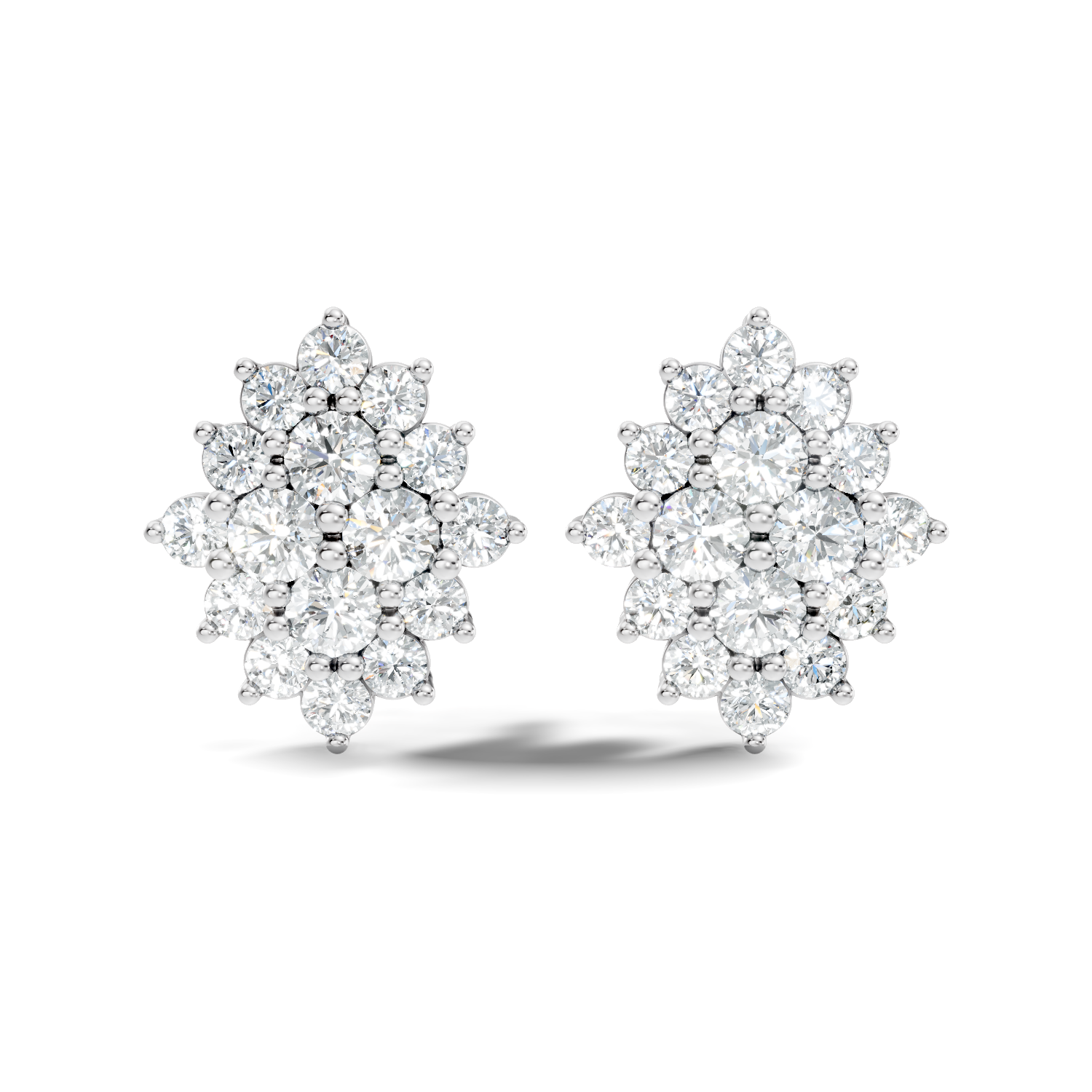 Round-Cut Lab-grown and Natural Diamond Ring in 10K Yellow Gold