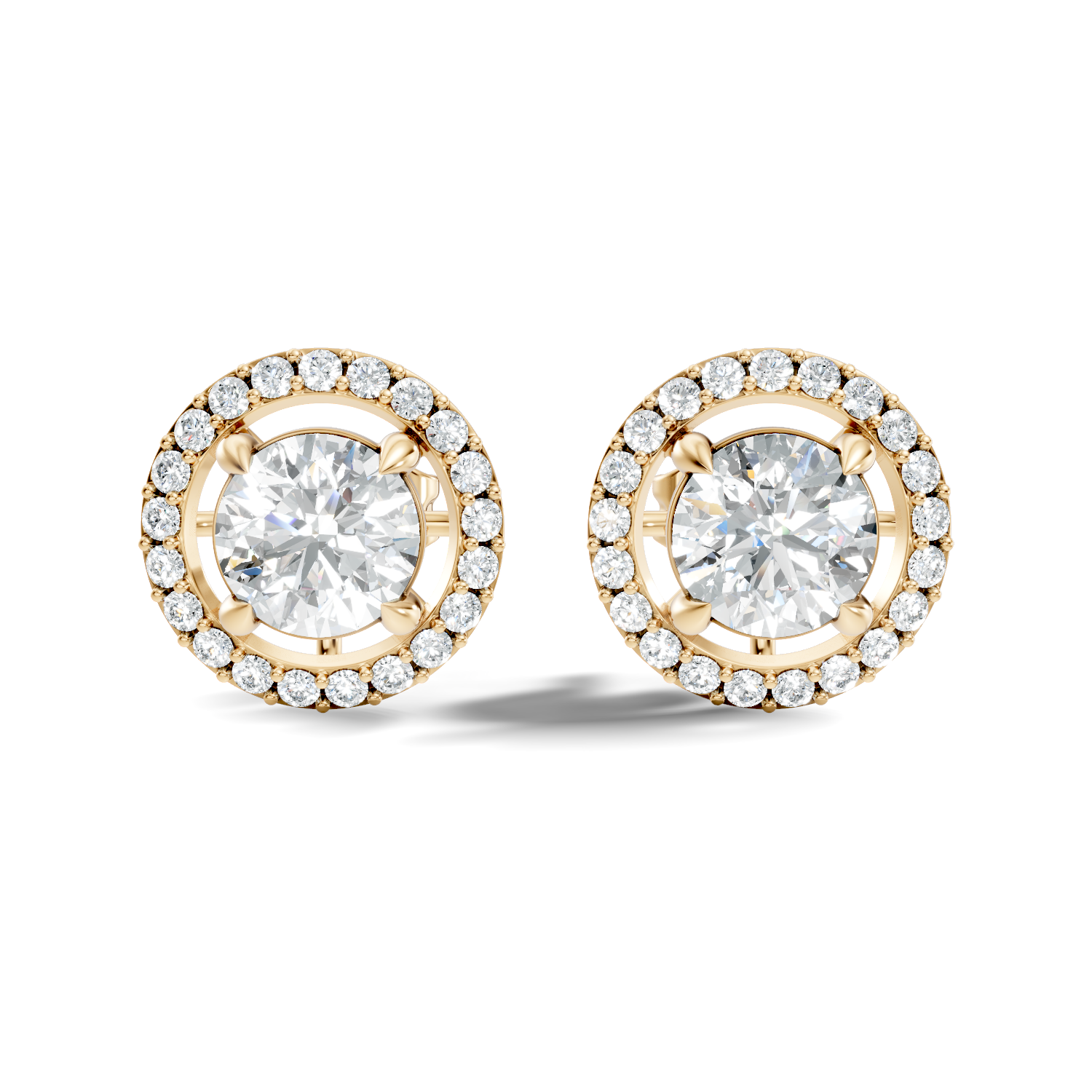 1.50Ct Marquise-Cut Lab-grown Diamond Earrings in 10K Rose Gold