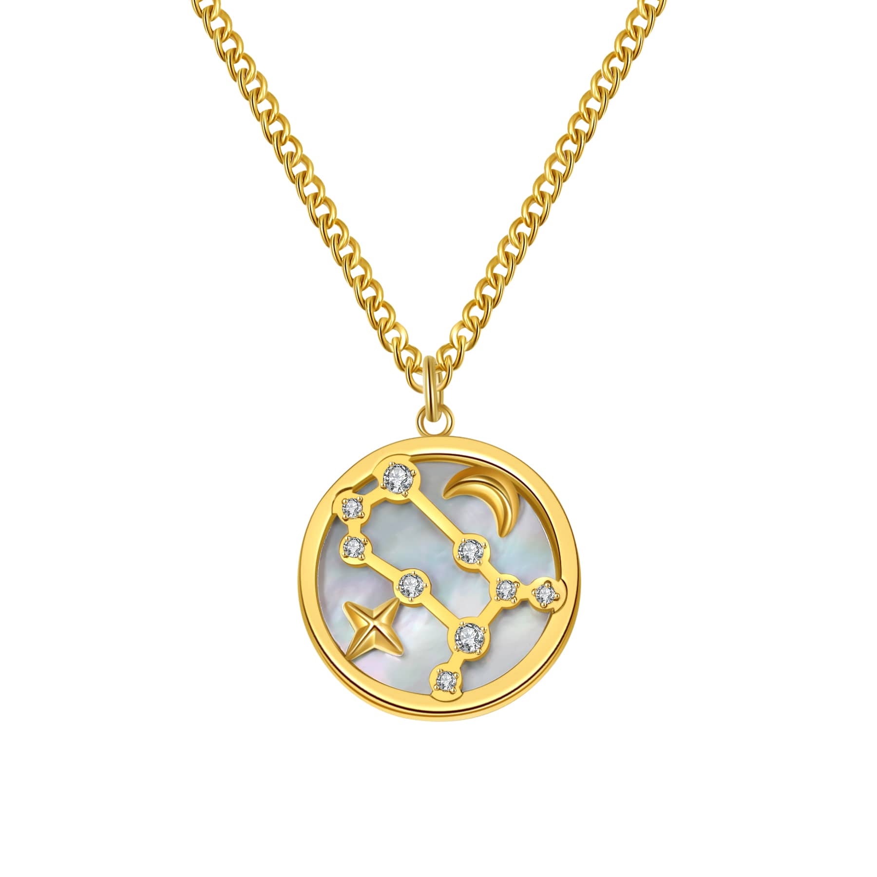 Gemini Star Constellation Necklace