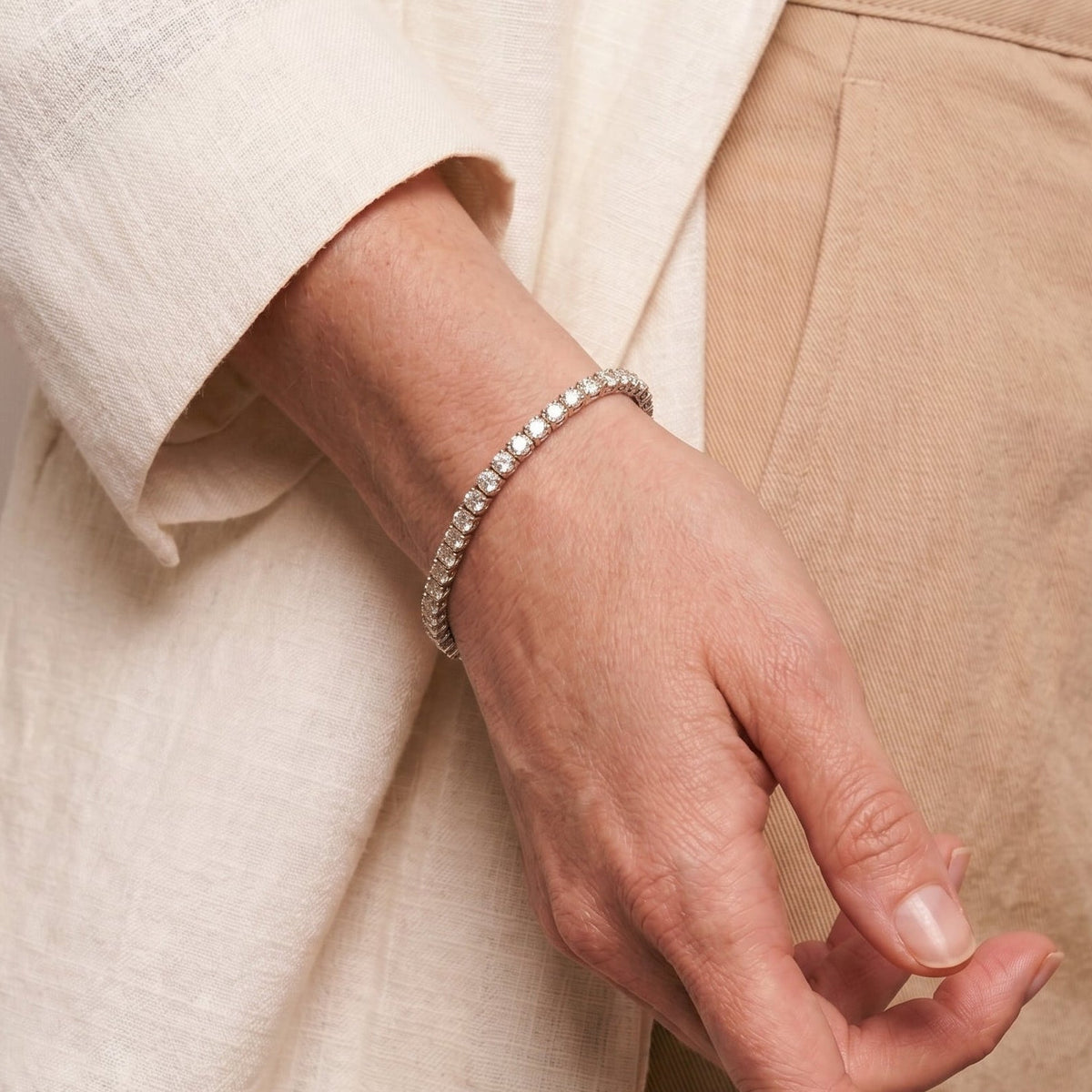 Natalie Classic Tennis Bracelet