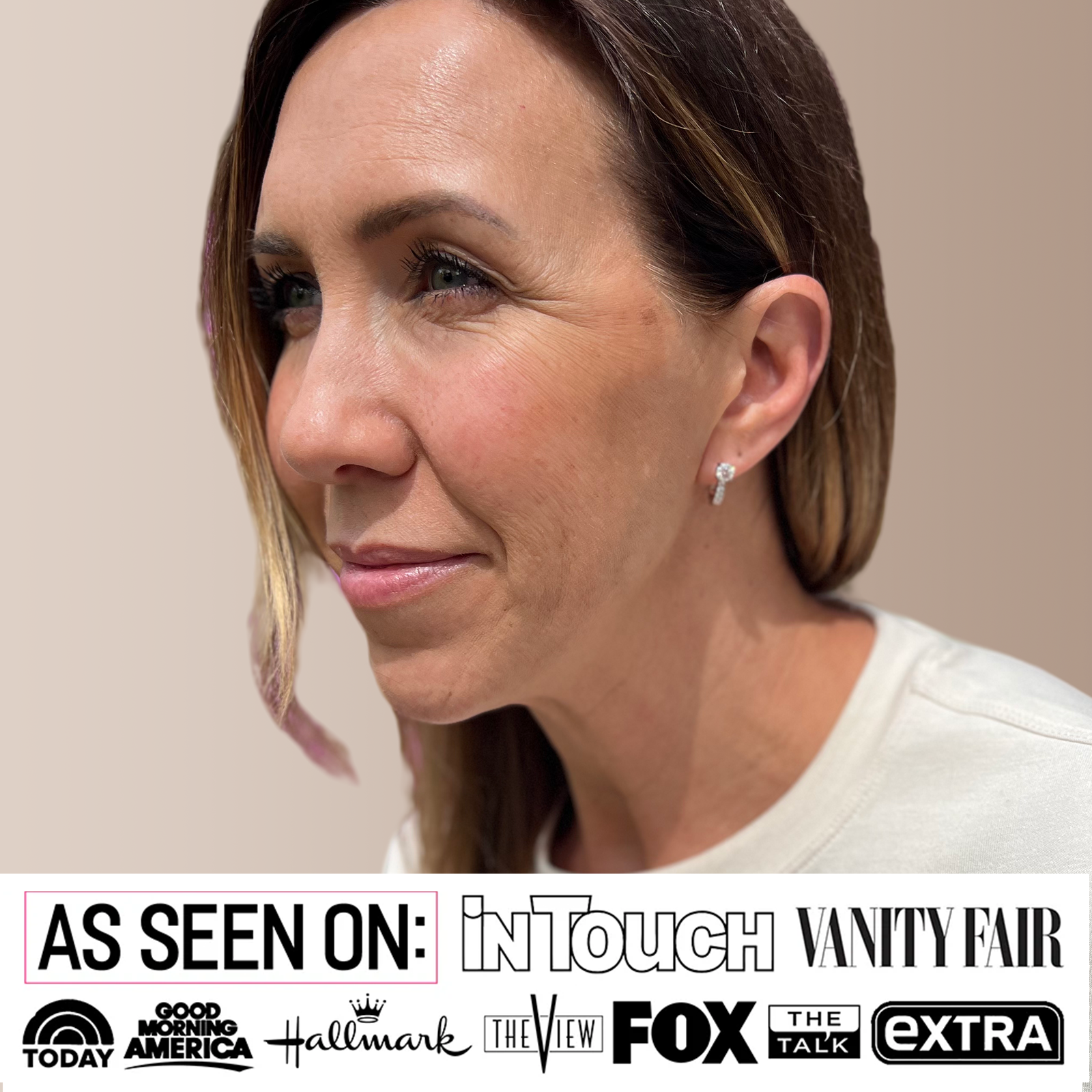 Moissanite by Cate & Chloe Genesis 18k Gold Plated 925 Sterling Silver Stud Earrings 1tcw