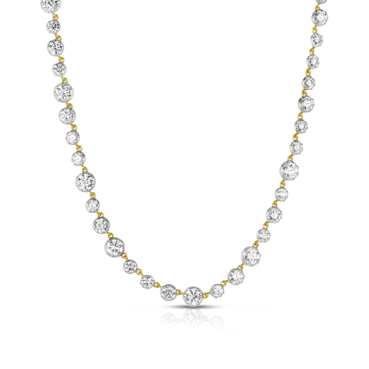 Georgian Lab Diamond Necklace