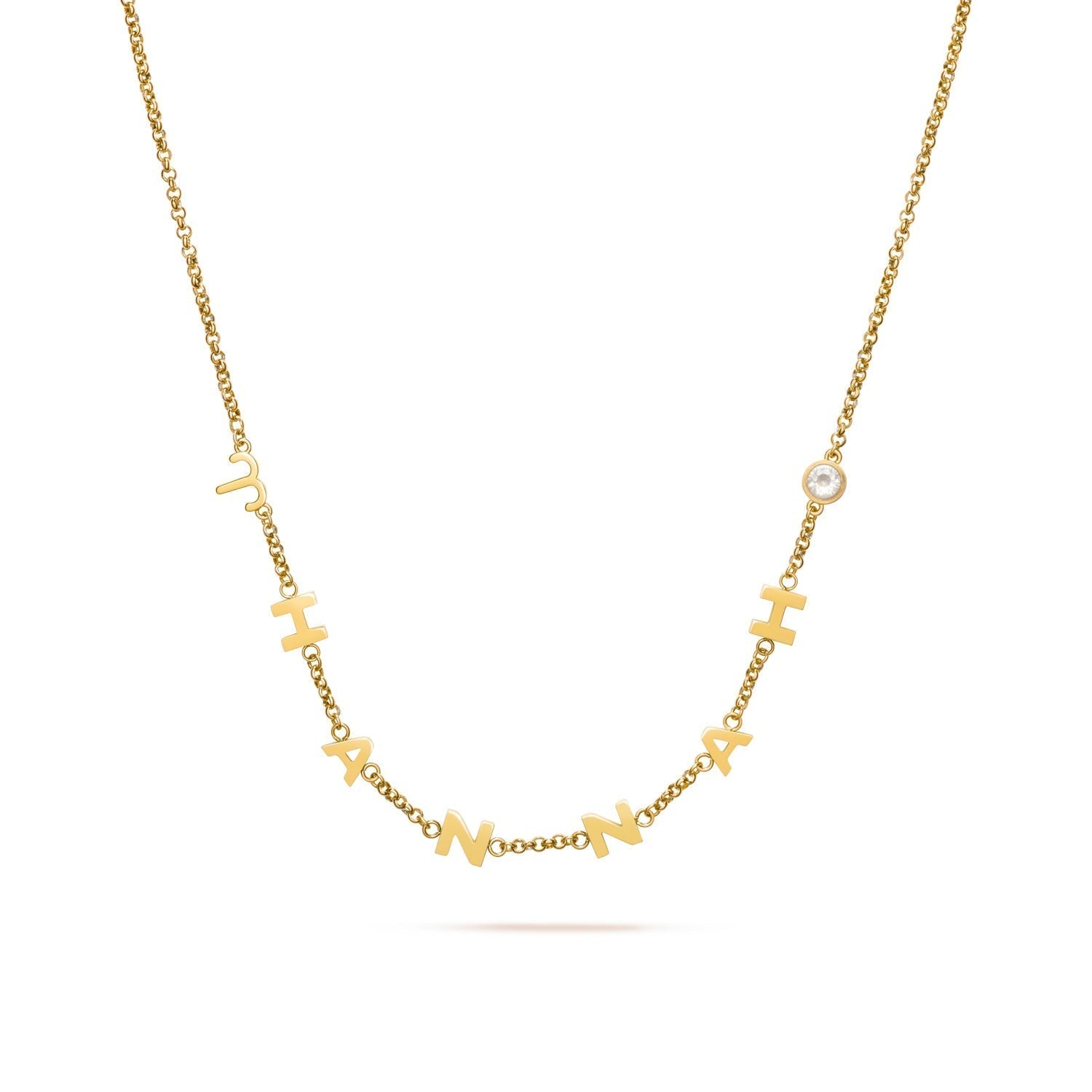Made Mine Name Necklace (Gold)