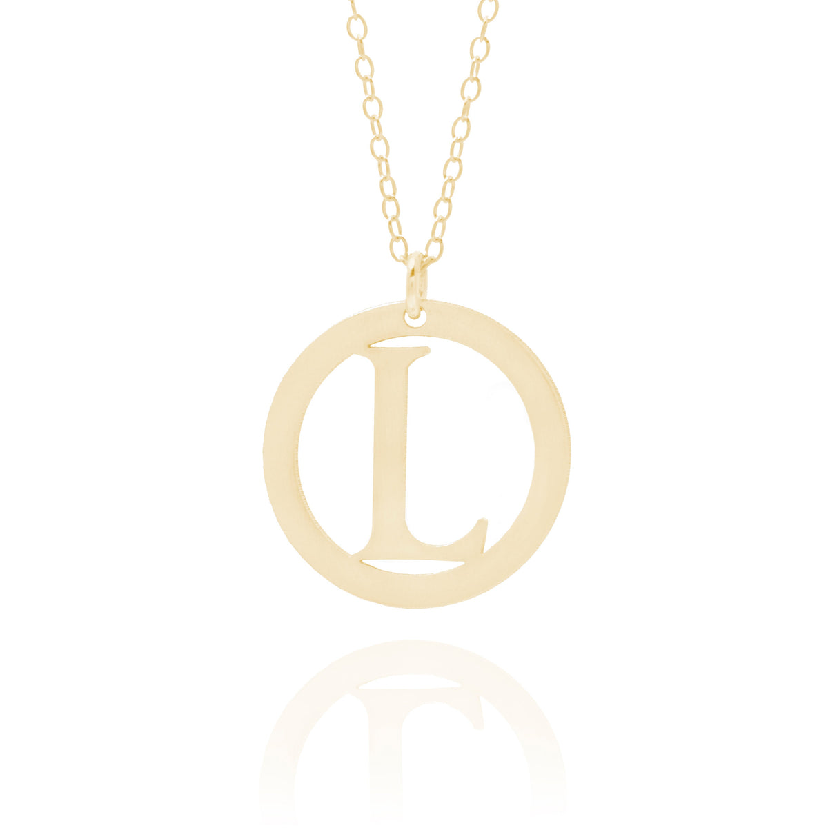R Initial Necklace