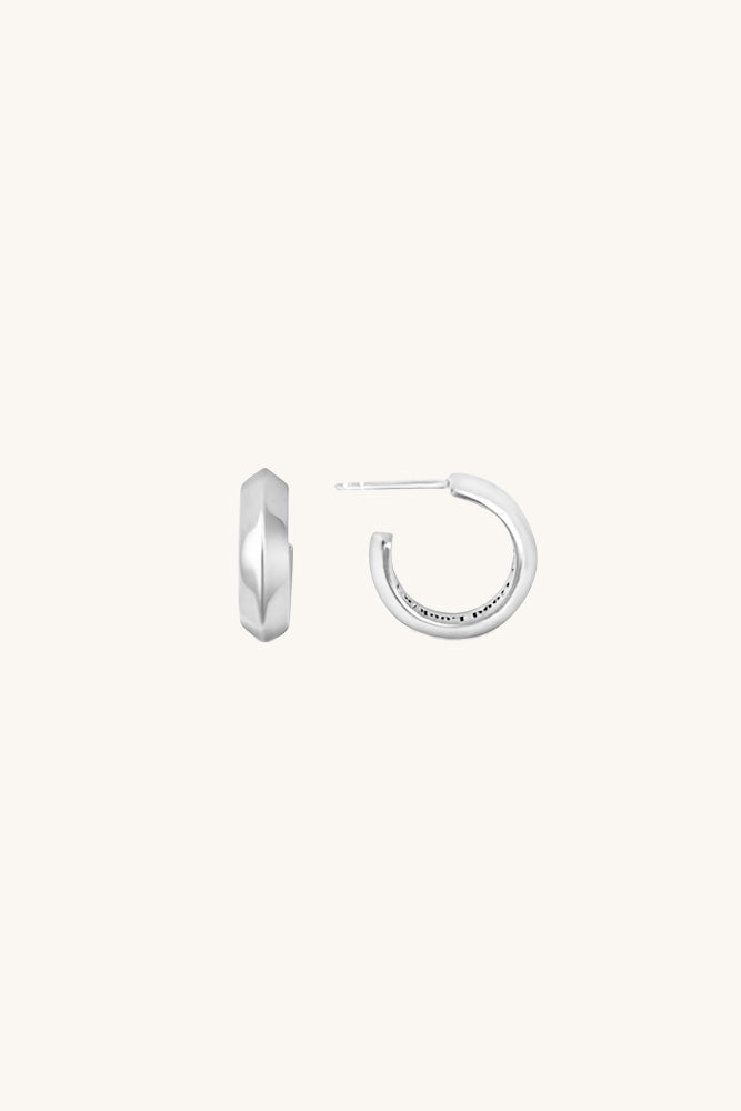 Good Lookin' Hoop Earrings - Silver