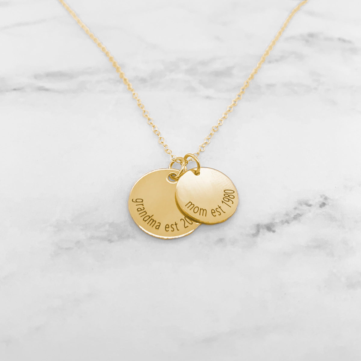 Grandma Necklace - Personalized Necklace For Grandma