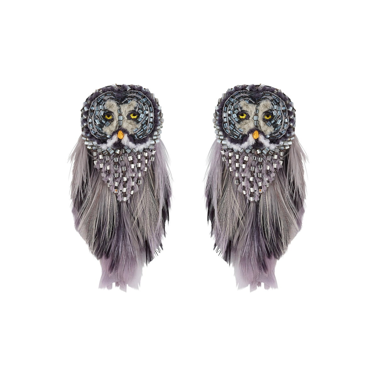 Great Grey Owl Earrings