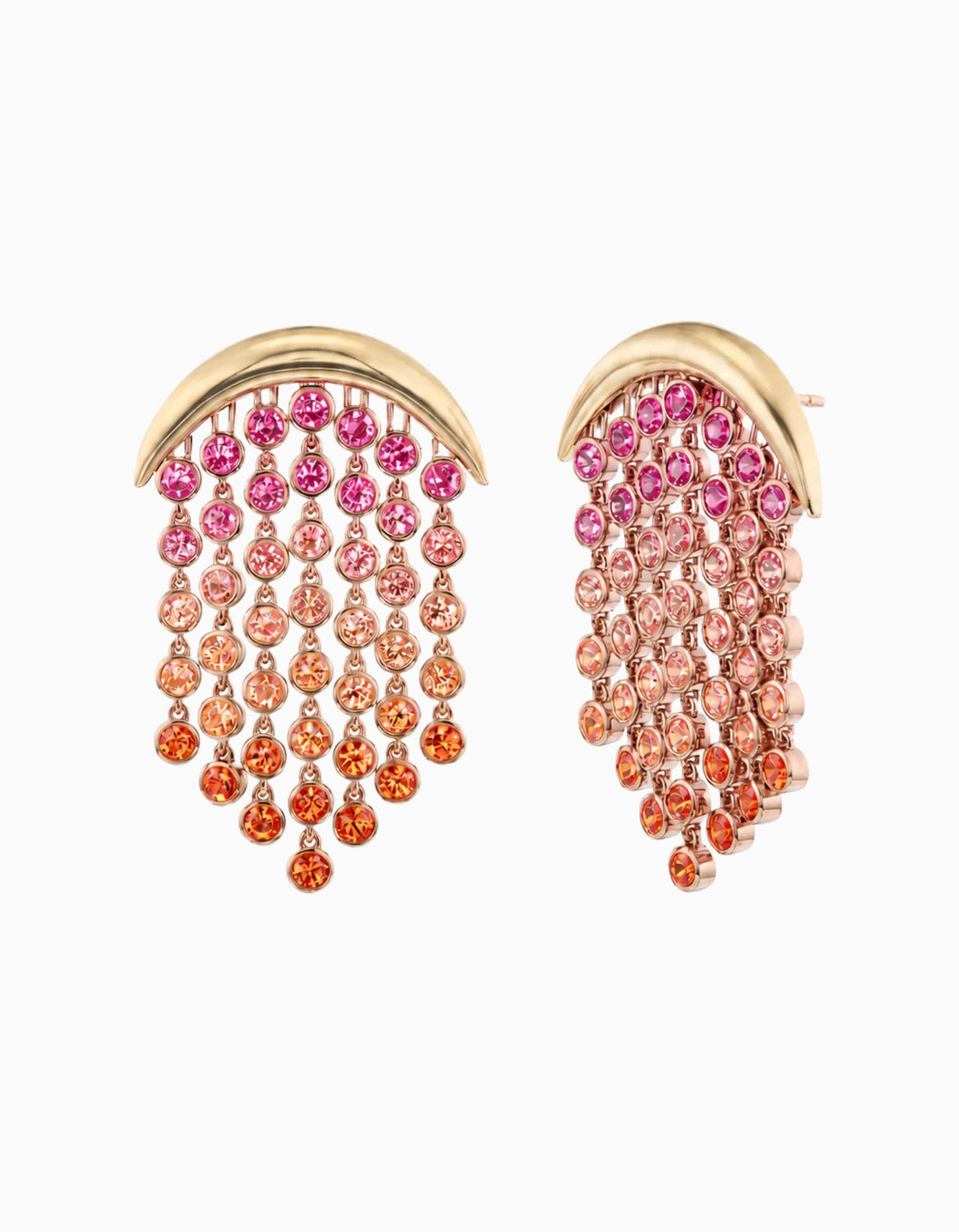 Fringe Earrings, Dusk