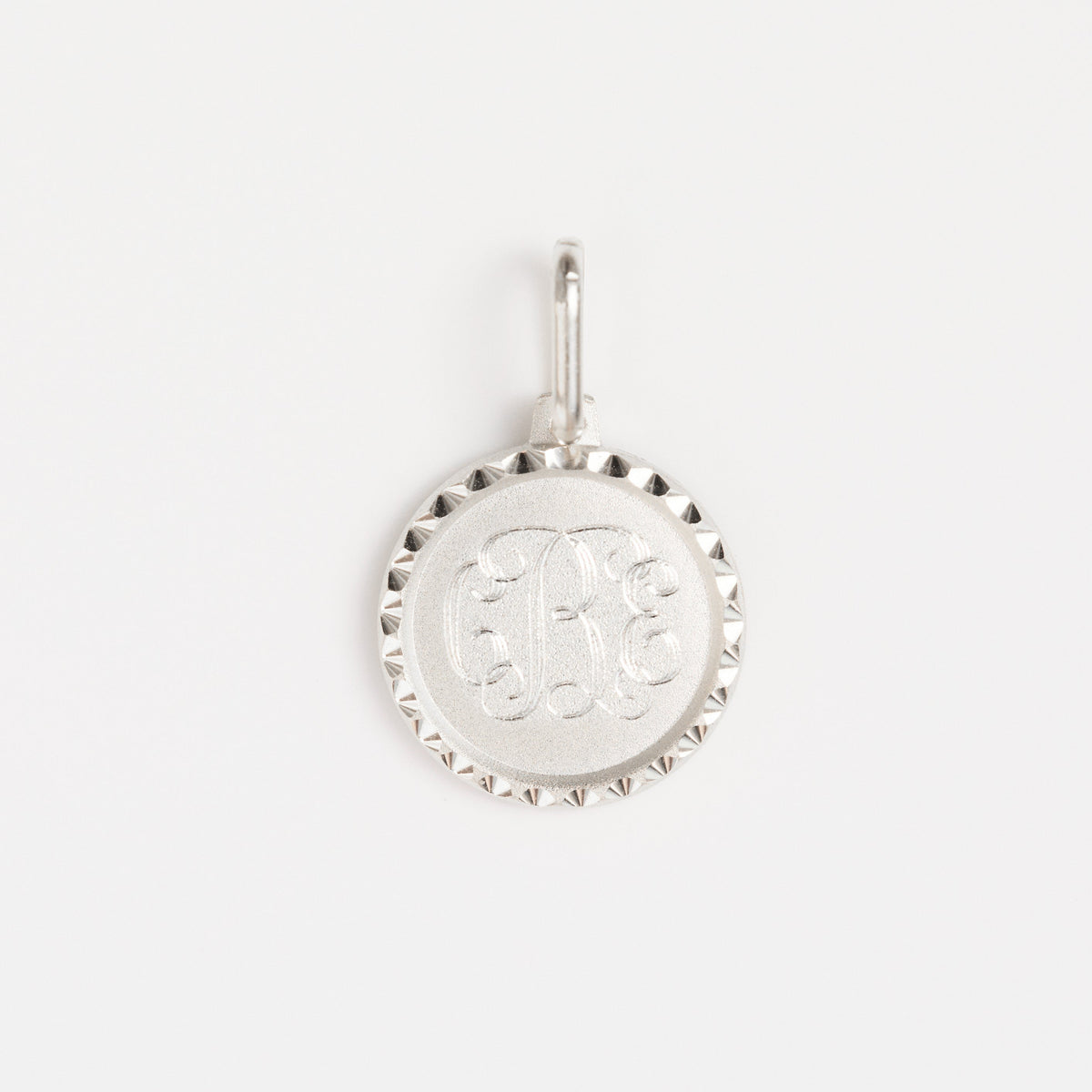Heirloom Aurora Monogram Diamond Cut Coin