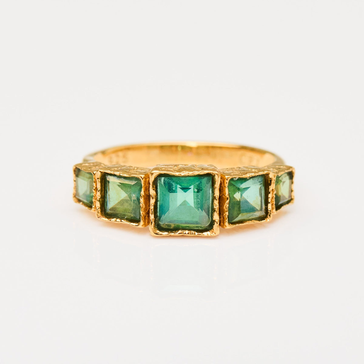 Dylan Fern Green Topaz Ring