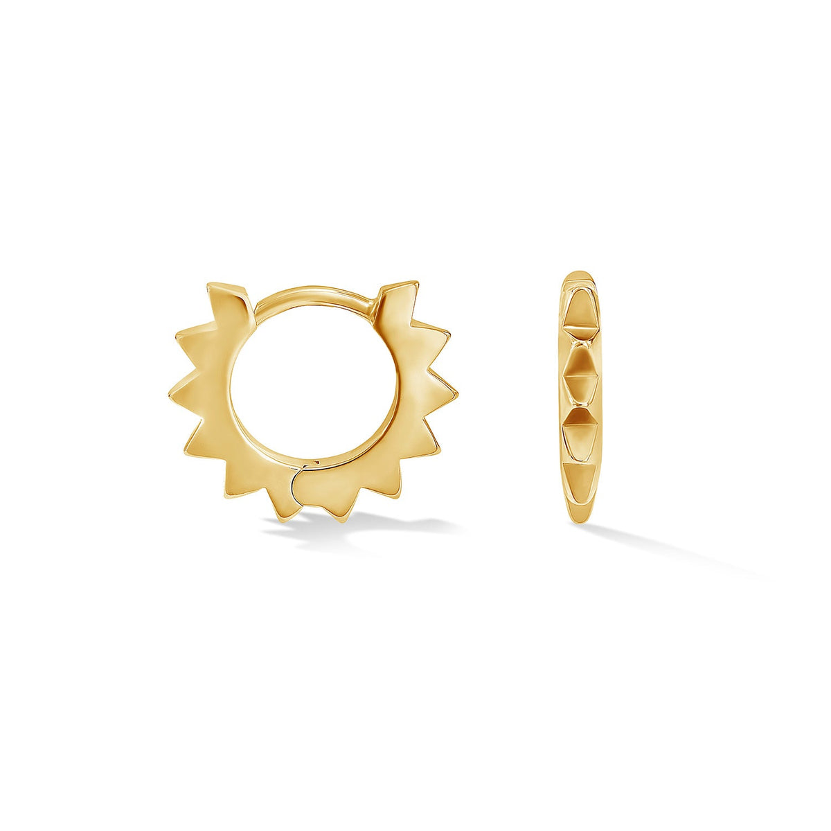 Star Huggie Hoops