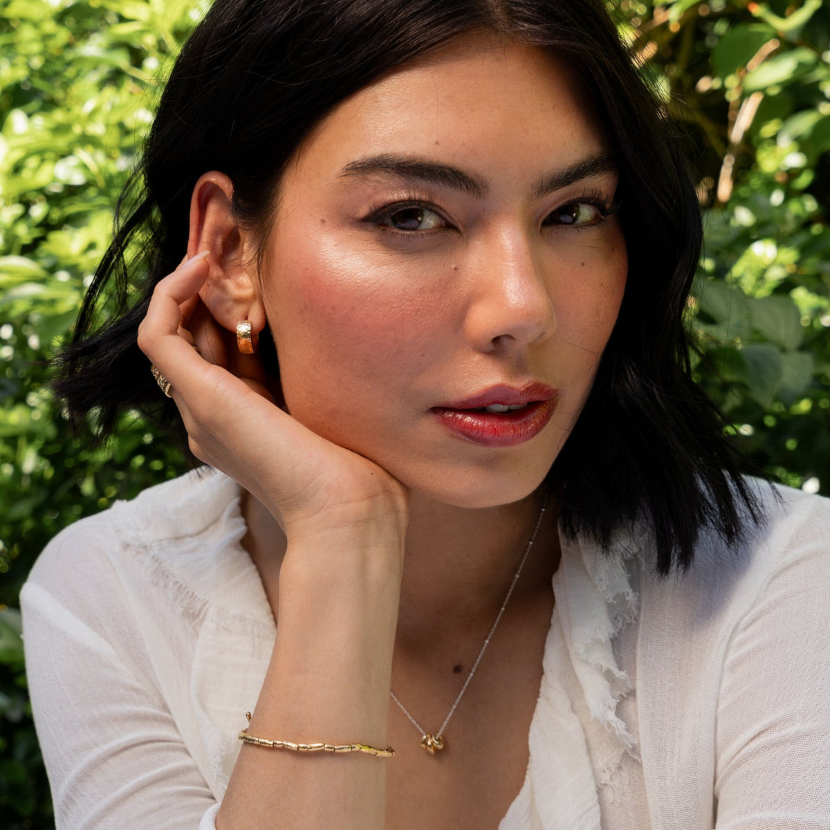 Chubby Nomad Huggie Hoops