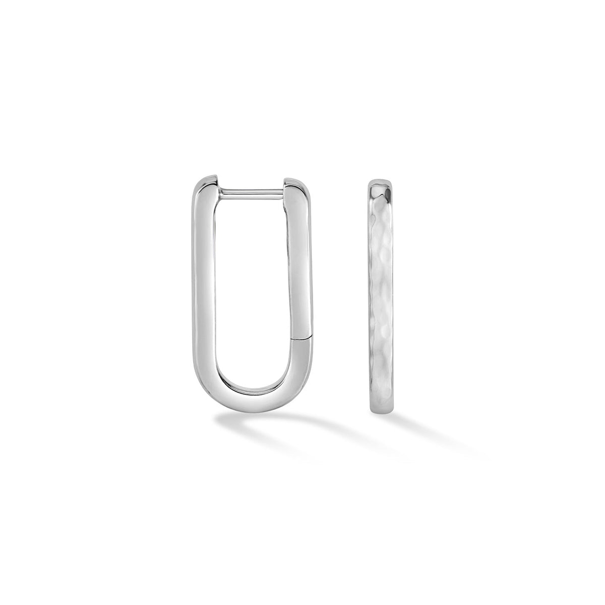 Medium Nomad Link Huggie Hoops